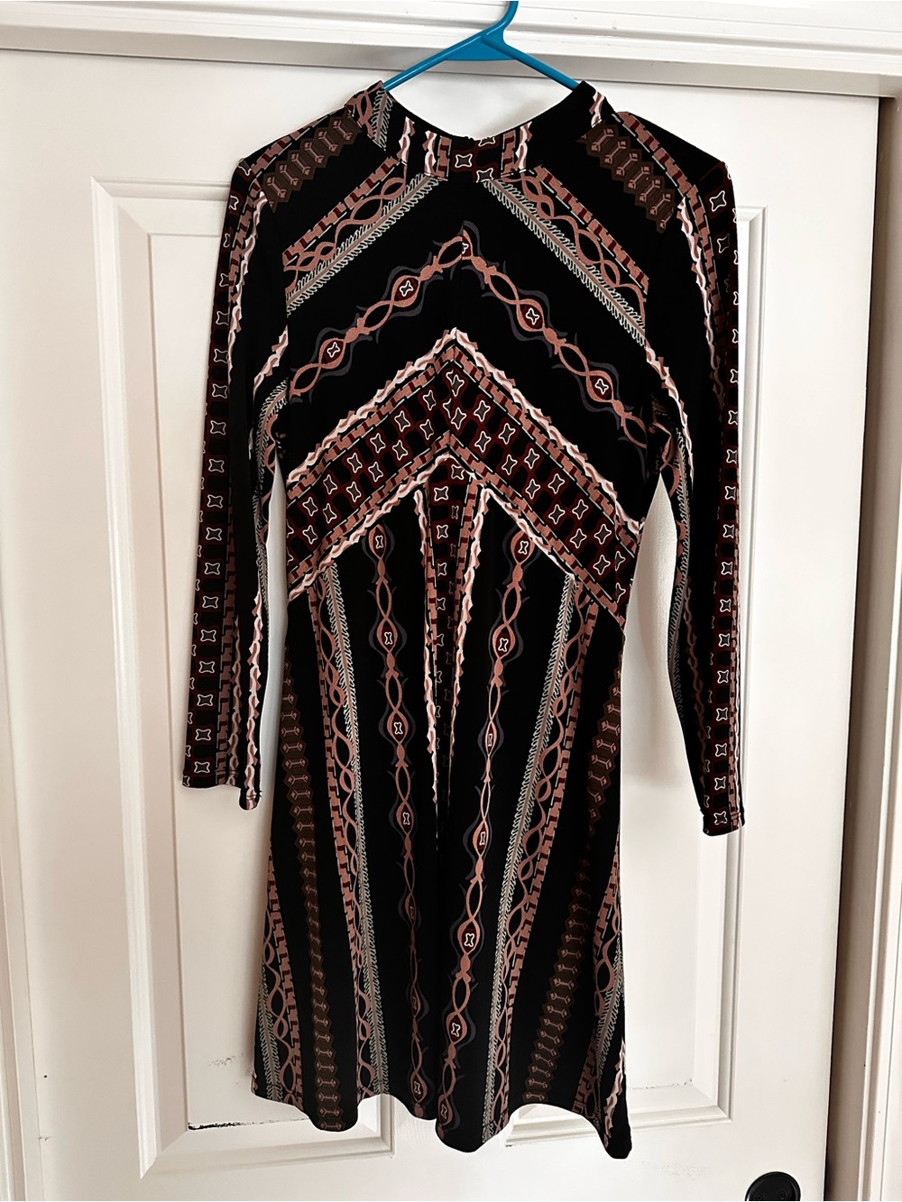 Free People ‘Stella’ Long Sleeve Patterned Dress
